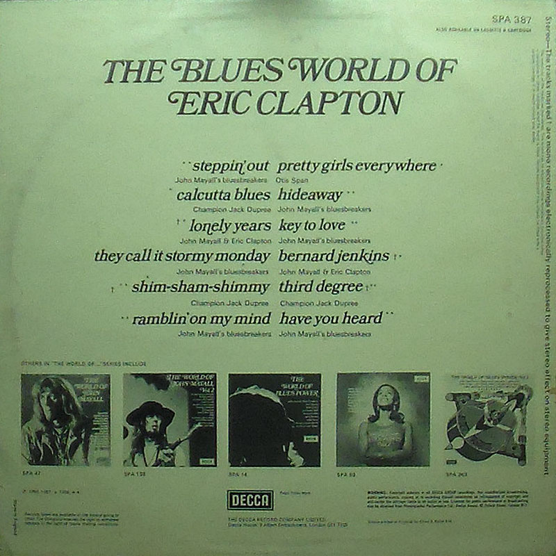 Eric Clapton - Blues World of Eric Clapton