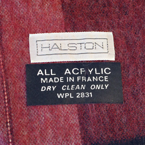 Acrylic Scarf by Halston (Red)