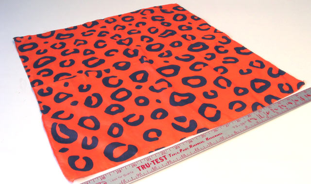 Oriental Bandana - Leopard Print Pattern - Click Image to Close
