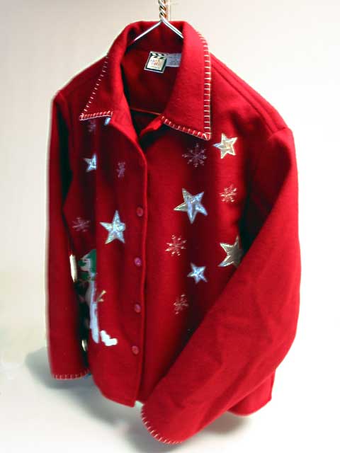 Red Woolen Jacket by Take-Two - Click Image to Close