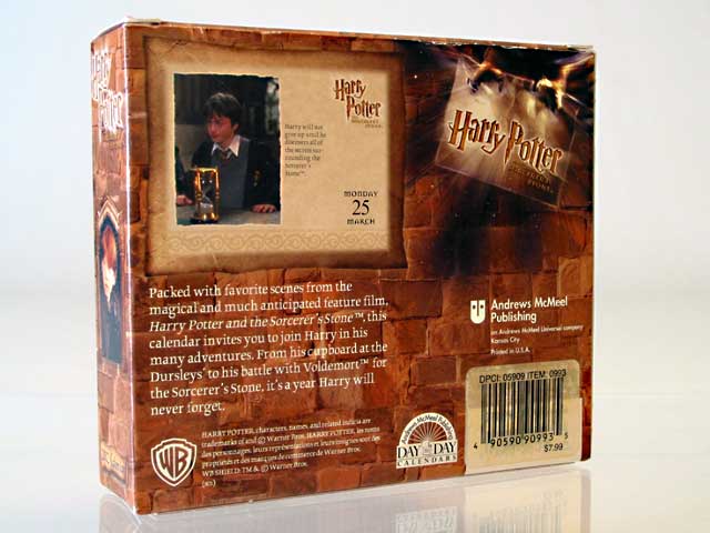 Harry Potter Calendar 2002 - Click Image to Close
