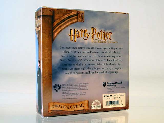 Harry Potter Calendar 2003 - Click Image to Close