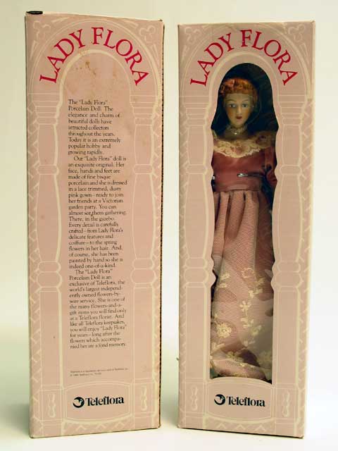 Lady Flora Porcelain Doll - Click Image to Close