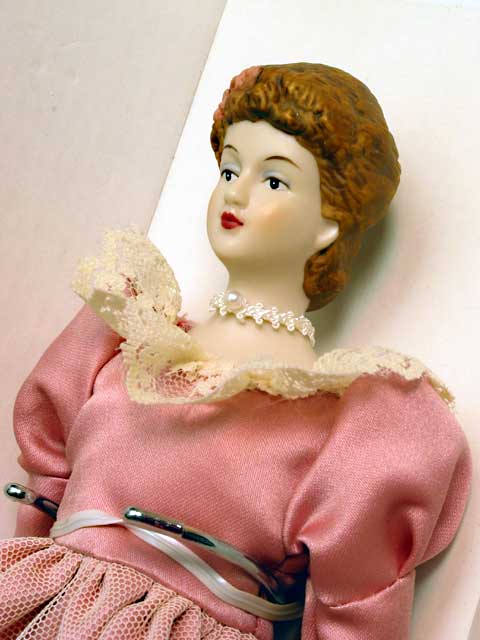 Lady Flora Porcelain Doll - Click Image to Close