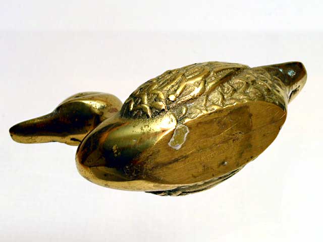 Brass Duck Paper Weight