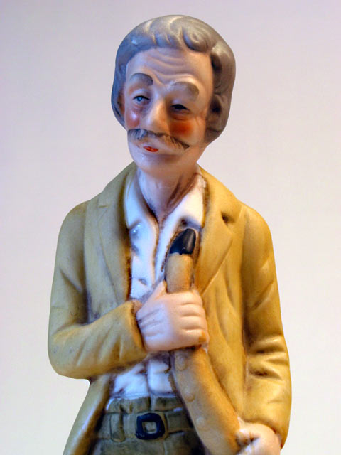 Man with Saxophone Porcelain Figurine