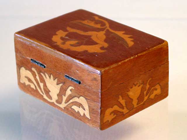 Wooden Box with Inlays