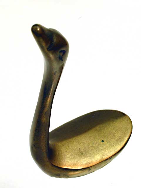 Brass Swan Ring Holder