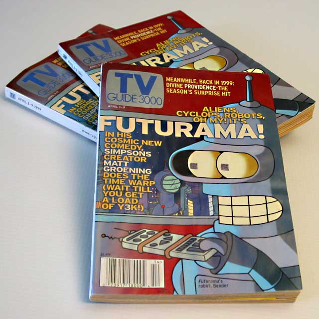 TVGuide 3000 - Futurama Premere Collector Set - Click Image to Close
