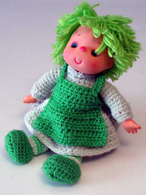 Crocheted Baby Doll - Click Image to Close