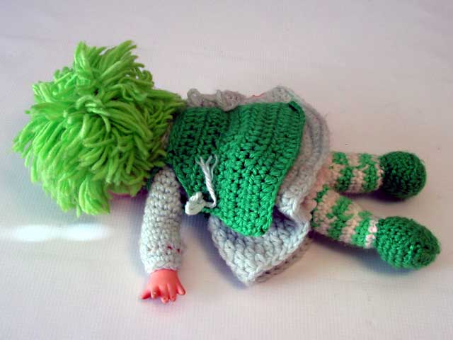 Crocheted Baby Doll - Click Image to Close