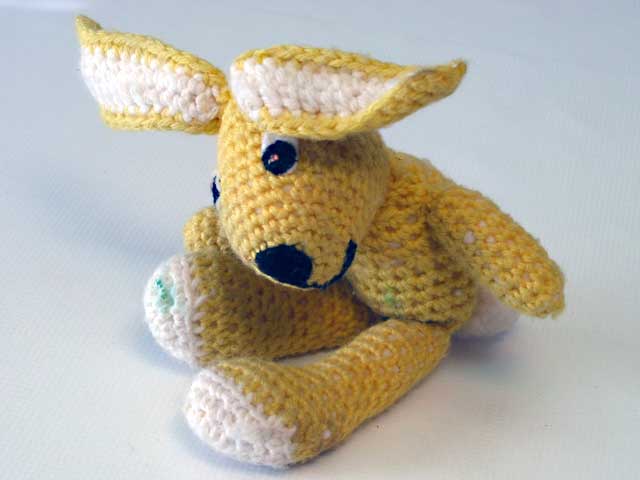 Crocheted Bunny Rabbit - Click Image to Close