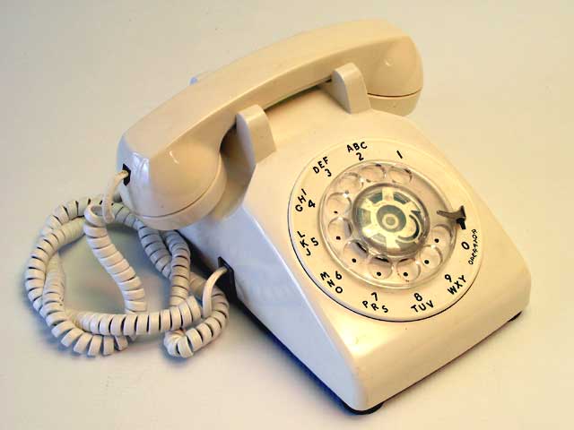 Bell Rotary Desk Telephone - Click Image to Close