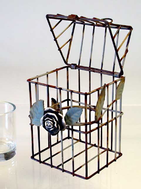 Bird Cage Candle Holder