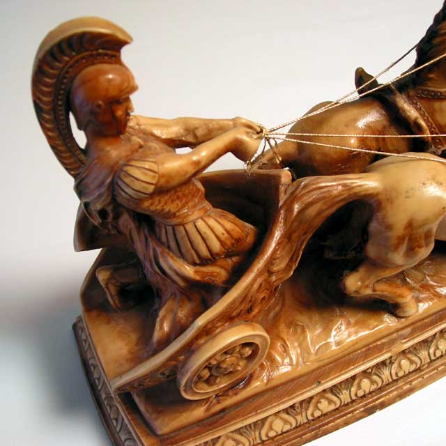Roman Chariot Statue