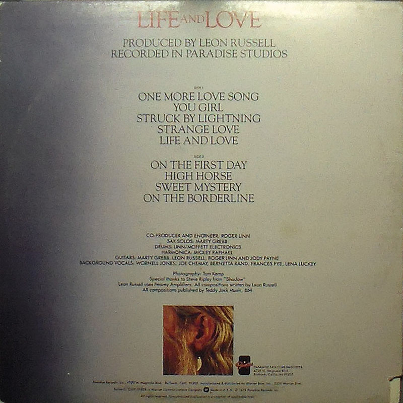 Leon Russell - Life And Love - Click Image to Close