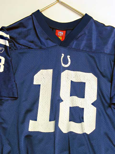 Childs L Reebok Manning 18 Colts Jersey - Click Image to Close