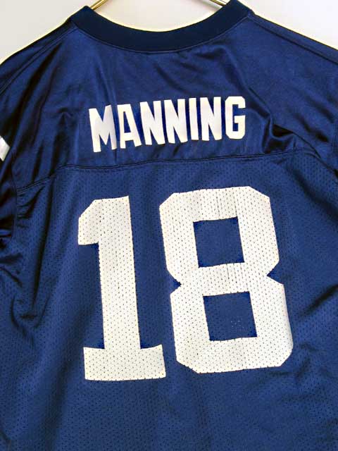 Childs L Reebok Manning 18 Colts Jersey - Click Image to Close