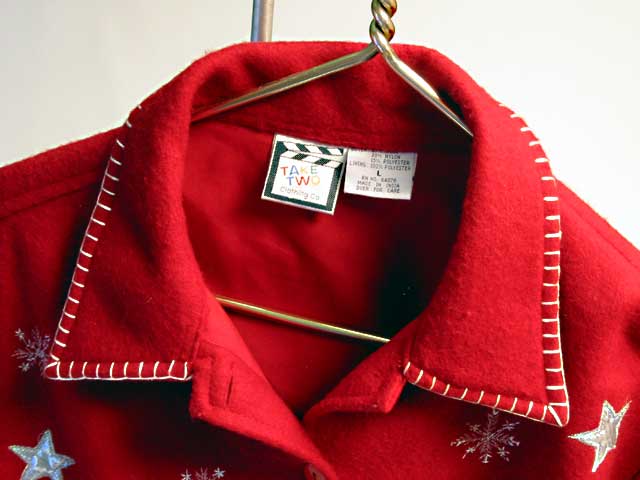 Red Woolen Jacket by Take-Two