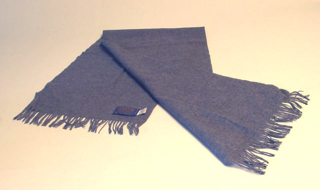 Wool Neck Scarf by Pendelton - Gray - Click Image to Close