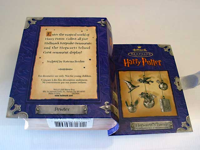 Harry Potter Keepsake Ornaments - Complete 2000 Set - Click Image to Close
