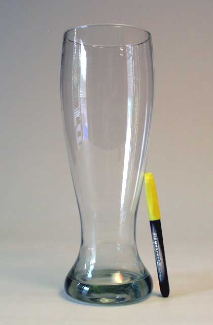 Weizen Style Beer Glass Vase - Click Image to Close
