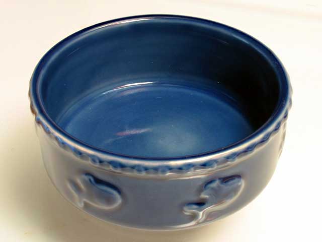 Blue Kitty Dish - Click Image to Close