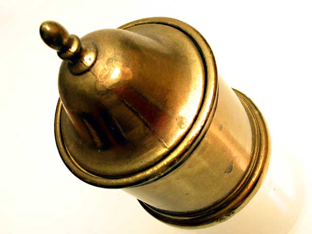 Brass Bell-Top Containers - Click Image to Close