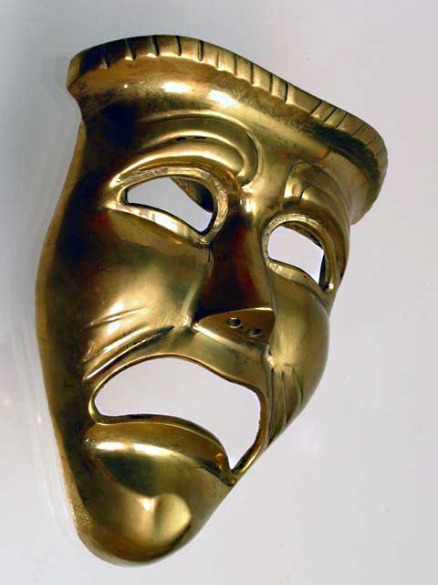 Brass Comedy Tragedy Masks