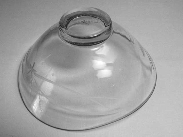 Hallmark Etched Glass Bowl