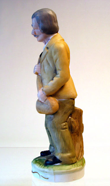 Man with Saxophone Porcelain Figurine - Click Image to Close
