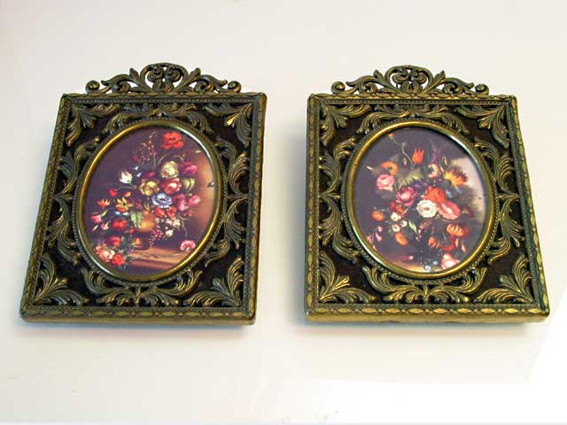 Floral Oval Pair