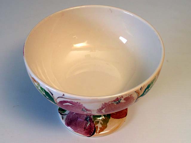 Glazed Ceramic Fruit Bowl - Click Image to Close