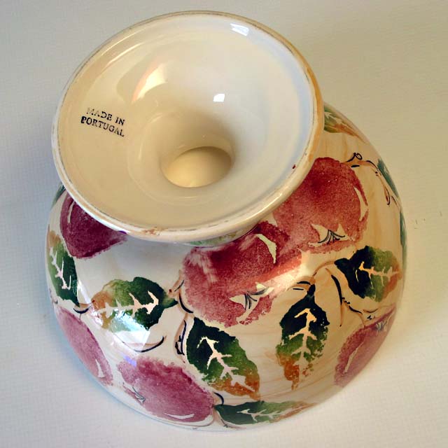 Glazed Ceramic Fruit Bowl