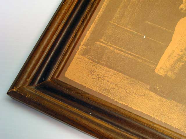 Hendrickson Wardrobe Framed Litho - Click Image to Close