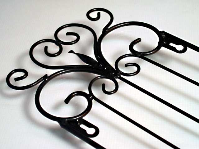 Wrought Iron Platter Hanger - Click Image to Close