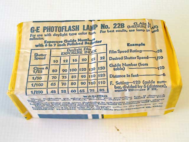 Flashbulb No. 22b single - Click Image to Close