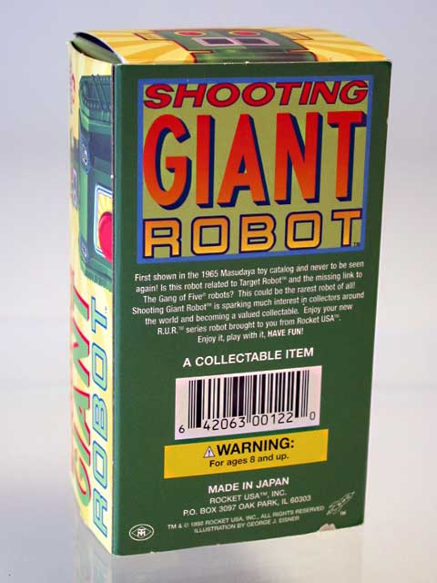 Giant Shooting Robot Wind-up - Click Image to Close