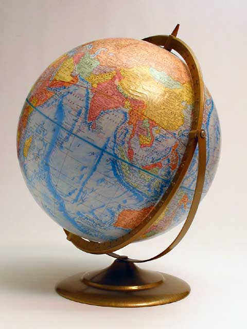 Cram's Earth Profile 12 Inch World Globe - Click Image to Close