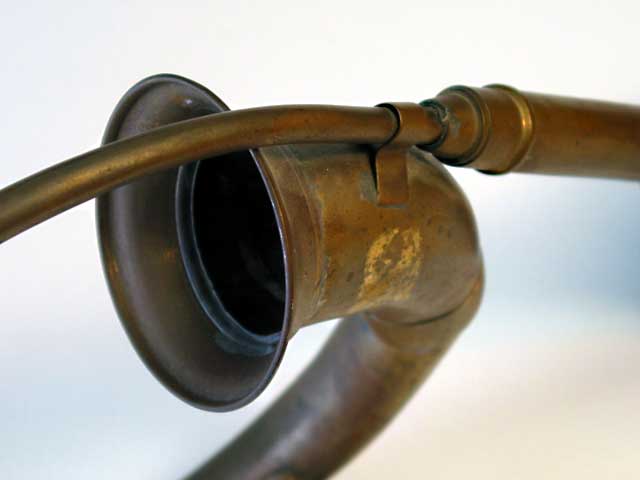 Brass Bulb Horn - INDIA